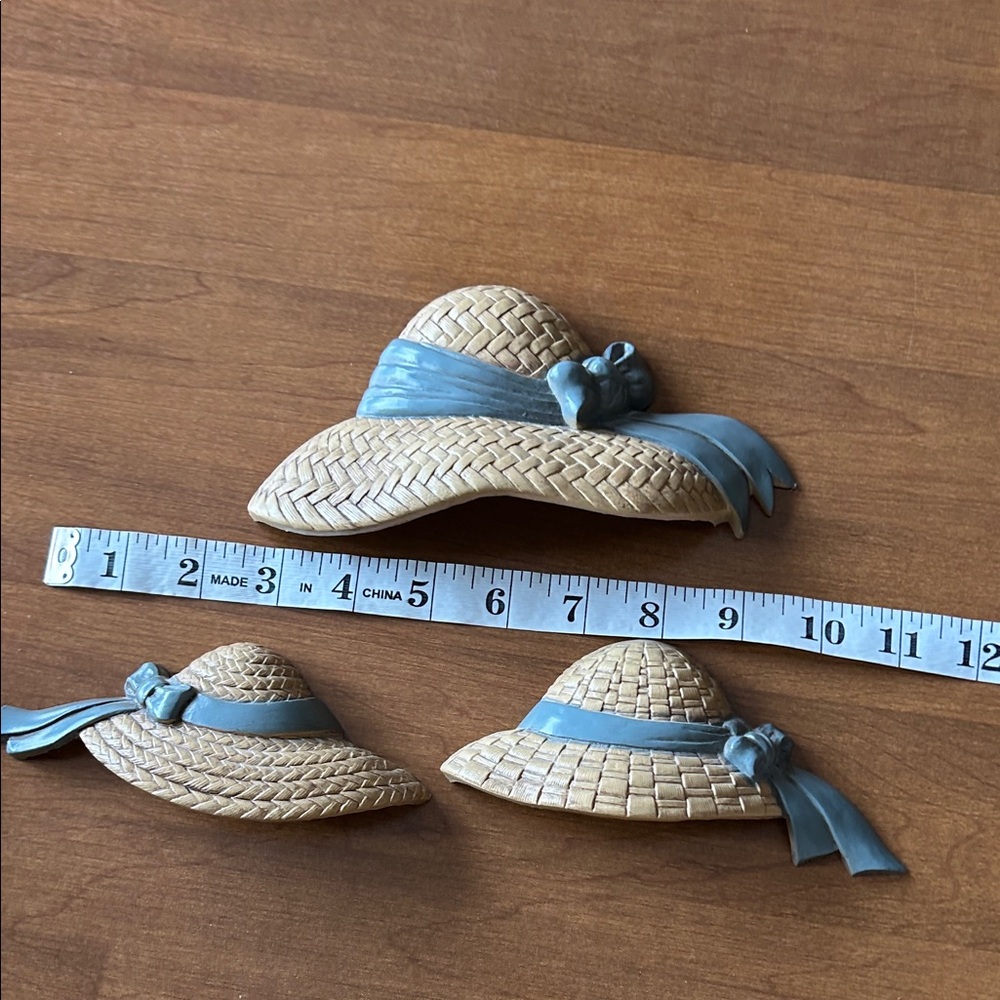 Home Interiors Burwood Decorative Straw Hats Decor - Picture 2 of 3